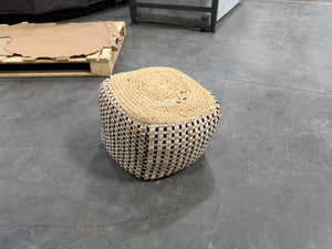Nourison Jute/Cotton Pouf