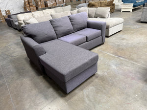 Grey AFW Couch with Adjustable Chaise