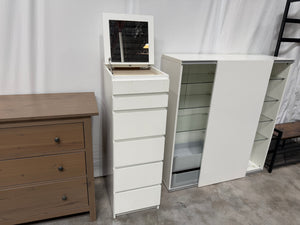 White 6 Drawer Cabinet