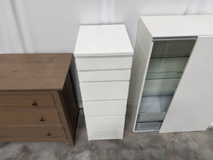 White 6 Drawer Cabinet