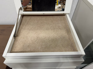 White 6 Drawer Cabinet