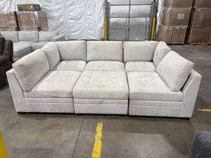 NEW - In Box - Tisdale 6-Piece Beige Sectional