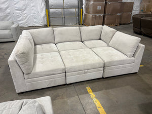 NEW - In Box - Tisdale 6-Piece Beige Sectional