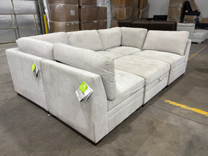 NEW - In Box - Tisdale 6-Piece Beige Sectional