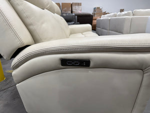 Sanders Leather Power Reclining Sofa