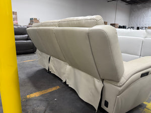 Sanders Leather Power Reclining Sofa