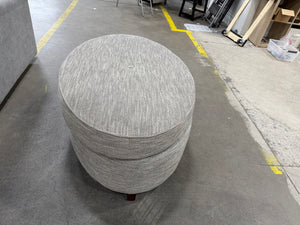 Oval Storage Ottoman