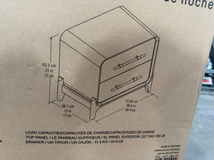 2 Rockford 2-Drawer Nightstand *NEW*