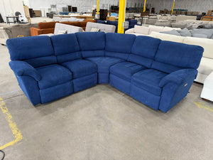 Blue La-Z-Boy Sectional