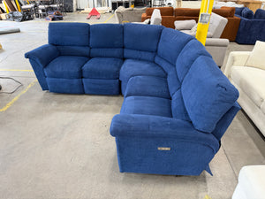 Blue La-Z-Boy Sectional