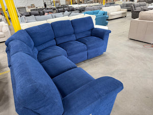 Blue La-Z-Boy Sectional