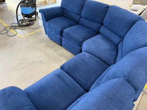 Blue La-Z-Boy Sectional