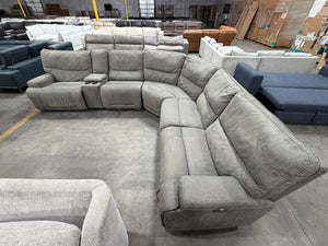 Argento 6-piece Fabric Power Reclining Sectional