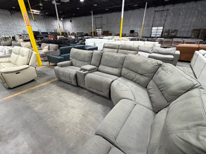 Argento 6-piece Fabric Power Reclining Sectional