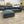 Denim Blue Chaise Sectional w/ Reversible Ottoman