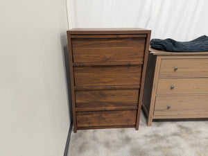 Brown 4 Drawer Dresser