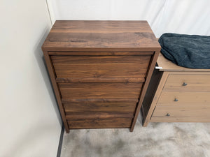 Brown 4 Drawer Dresser