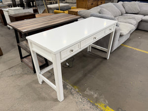 White Desk with usb ports