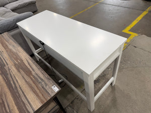 White Desk with usb ports