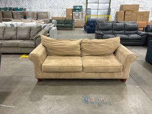 Tan English Roll Arm