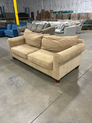 Tan English Roll Arm