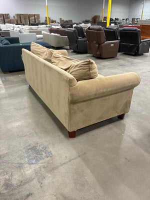 Tan English Roll Arm