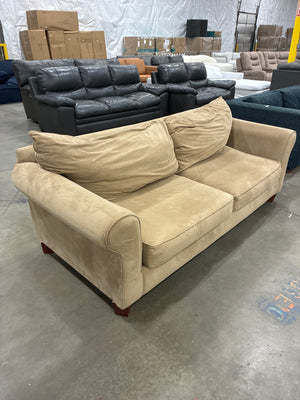 Tan English Roll Arm