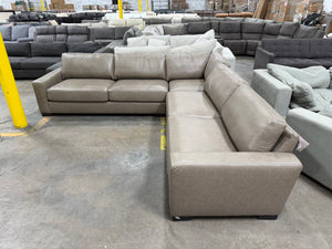 Tayler 3-Piece Leather Sectional