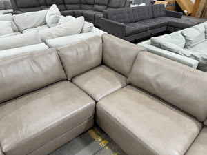 Tayler 3-Piece Leather Sectional