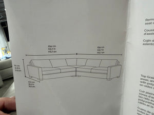 Tayler 3-Piece Leather Sectional
