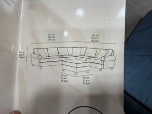 Aiden and Ivy Hazel Fabric Sectional