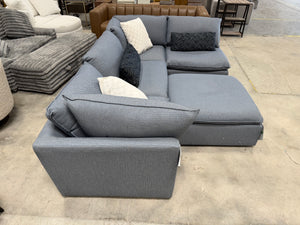 West Sixth Liam Sectional – Blue