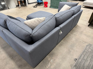 West Sixth Liam Sectional – Blue