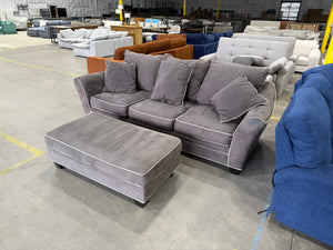 Raymour & Flanagan Briarwood Sofa with Ottoman