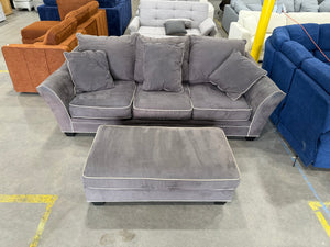 Raymour & Flanagan Briarwood Sofa with Ottoman