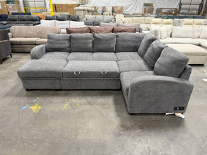 Coddle Aria Sleeper Sectional with Reversible Chaise and Storage