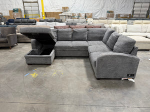 Coddle Aria Sleeper Sectional with Reversible Chaise and Storage