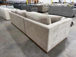 Henredon Caley Reversible Sofa Chaise with Ottoman