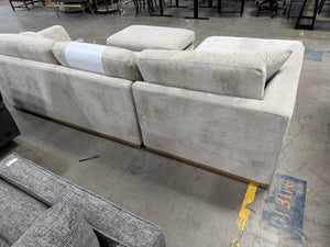 Henredon Caley Reversible Sofa Chaise with Ottoman