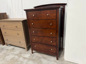 Brown 5 Drawer Dresser