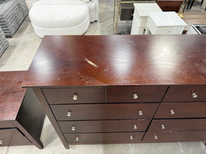 Dresser with 2 Night stands