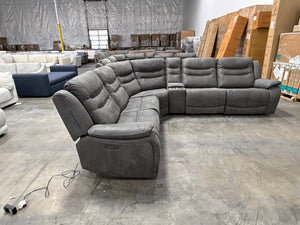Kelsee Fabric Power Reclining Sectional