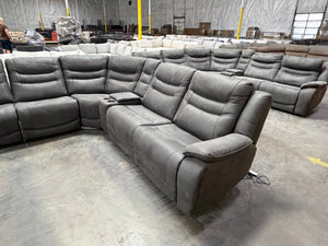 Kelsee Fabric Power Reclining Sectional