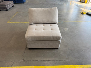 Tisdale Armless Chair – Beige