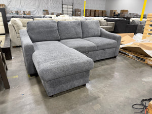Aria Sofa Chaise – Gray