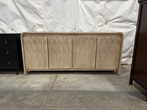 Modern Rounded Edge Entertainment Center