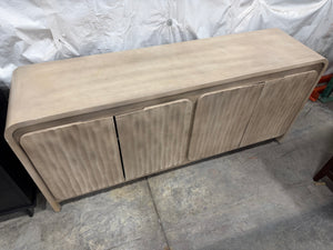 Modern Rounded Edge Entertainment Center