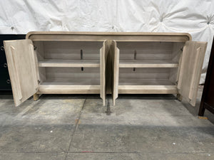 Modern Rounded Edge Entertainment Center
