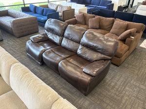 Aleena Leather Power Reclining Sofa