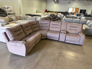 Carmelo Fabric Power Sectional